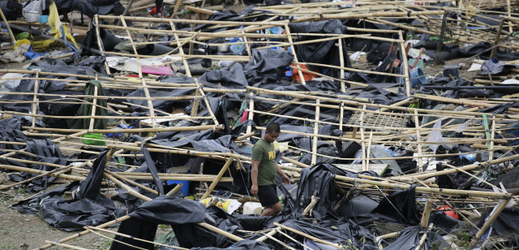 Následky řádění tajfunu Mangkhut na Filipínách.