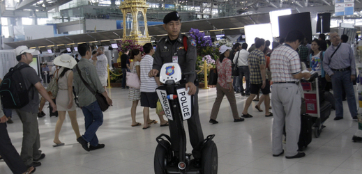 Letiště v Bangkoku.