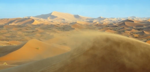 Saharská poušť. 