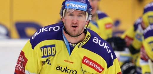 Hokejista Zlína Jiří Ondráček. 