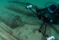Vrak 400 let staré nalezené lodi.