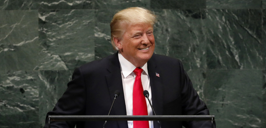 Americký prezident Donald Trump ve svém vystoupení před Valným shromážděním OSN.