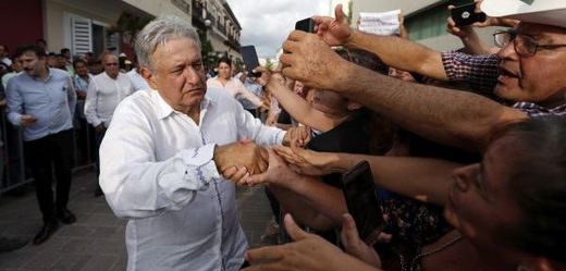 Nastupující mexický prezident Andrés Manuel López Obrador.