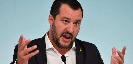 Šéf protiimigrační Ligy Matteo Salvini.