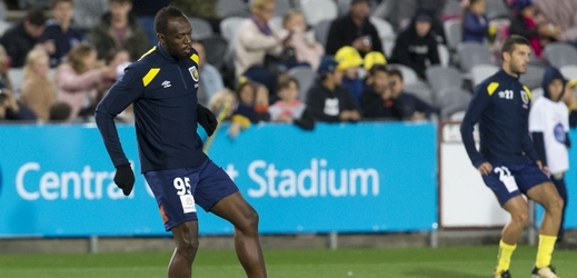 Usain Bolt jako fotbalista. 