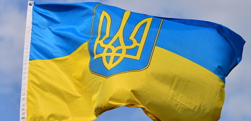 Ukrajinská vlajka.