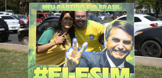 Prezidentská kampaň kandidáta Jaira Bolsonara.  