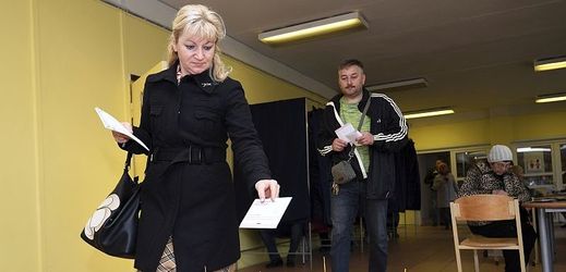 Volby v lotyšské Rize.