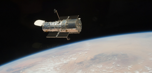 Hubbleův vesmírný dalekohled.