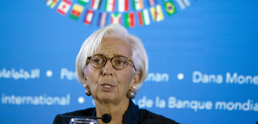 Výkonná ředitelka Mezinárodního měnového fonu Christine Lagardeová.