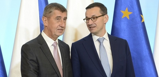 (Zleva) Andrej Babiš jednal ve Varšavě s polským premiérem Mateuszem Morawieckým.