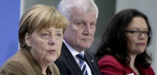 Angela Merkelová a Horst Seehofer.  