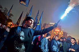 Marš ukrajinské slávy.