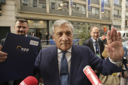 Šéf europarlamentu Antonio Tajani.
