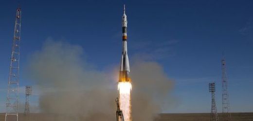 Vesmírná raketa Sojuz MS-10.