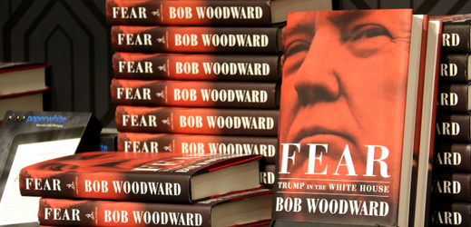 Původní vydání knihy Boba Woodwarda o Donaldu Trumpovi. 