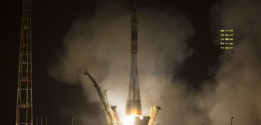 Start rakety Sojuz (ilustrační foto).