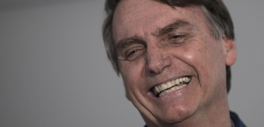 Radikálně pravicový politik Jair Bolsonaro.