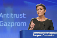 Komisařka pro hospodářskou soutěž v Evropské komisi Margrethe Vestagerová.