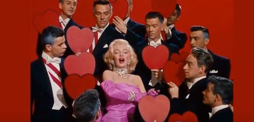 Marilyn Monroe ve snímku Páni mají radši blondýnky.