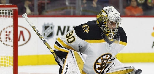 Daniel Vladař si možná odbude  debut v NHL v dresu Bostonu. 