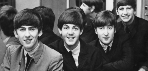 Zleva George Harrison, Paul McCartney, John Lennon a Ringo Starr.