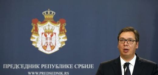 Srbský prezident Aleksandar Vučić.