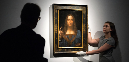 Da Vinciho obraz Spasitel světa.