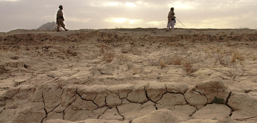 Suché pole v Afghánistánu.