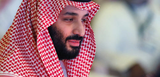 Saúdskoarabský korunní princ Muhammad bin Salmán. 