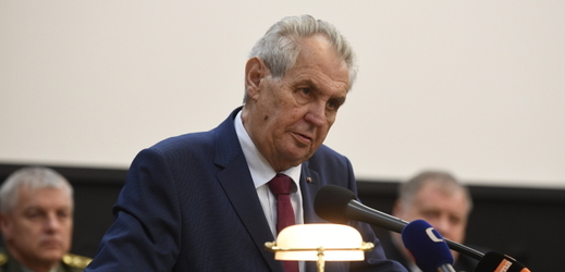 Český prezident Miloš Zeman.
