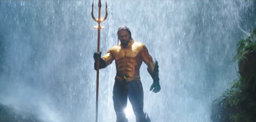 Jason Momoa jako Aquaman.