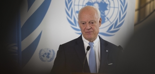 Zmocněnec OSN pro Sýrii Staffan de Mistura.