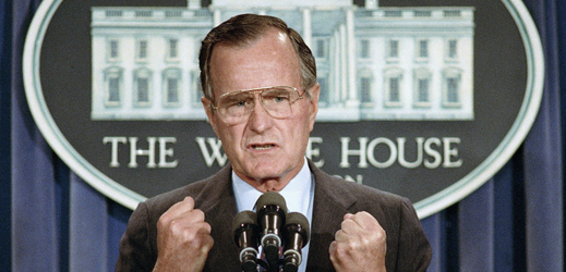 Bývalý americký prezident George Bush starší.