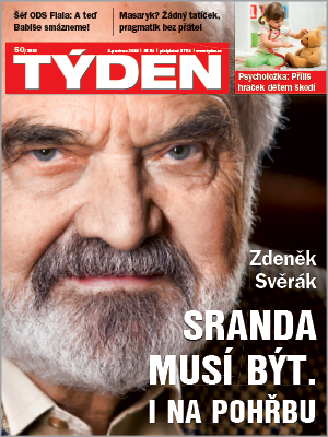 Titulní strana časopisu TÝDEN 50/2018.