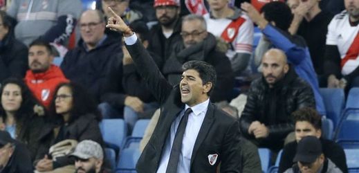 River Plate se obává, že přijde o trenéra Marcela Gallarda.