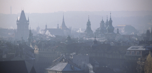Smog v Praze.