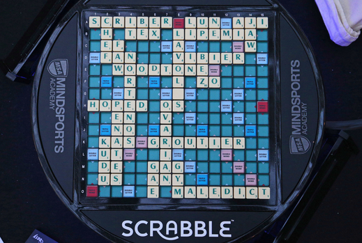 Hra Scrabble.