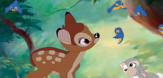 Disneyho pohádka Bambi.