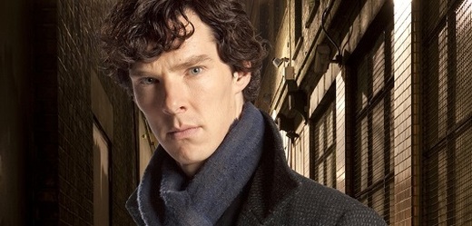 Benedict Cumberbatch v roli Sherlocka Homese.
