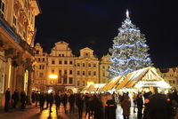 Vánoční trhy na Staroměstském náměstí.