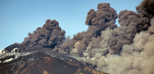 Sopka Etna. 