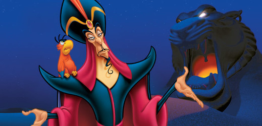 Postava Jafara v animovaném Aladinovi z roku 1992.