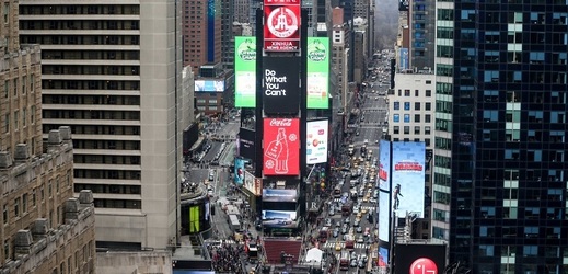 Na Time Square bude letos na Silvestra výrazně tepleji.