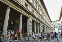 Florentská galerie Uffizi.