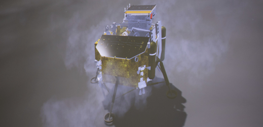 Čínská sonda Čchang-e 4 přistála na odvrácené straně Měsíce.