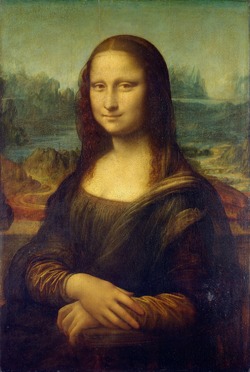 Mona Lisa k vidění v muzeu Louvre.