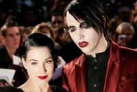 Hudebník Marilyn Manson s Ditou von Teesovou.