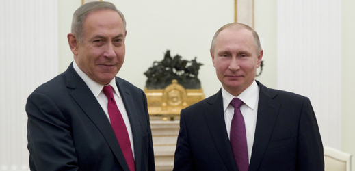 Izraelský premiér Benjamin Netanjahu (vlevo) a ruský prezident Vladimir Putin.