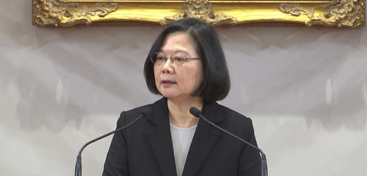 Tchajwanská prezidentka Cchaj Jing-wen. 